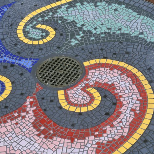 Image of Magnolia Park, center medallion