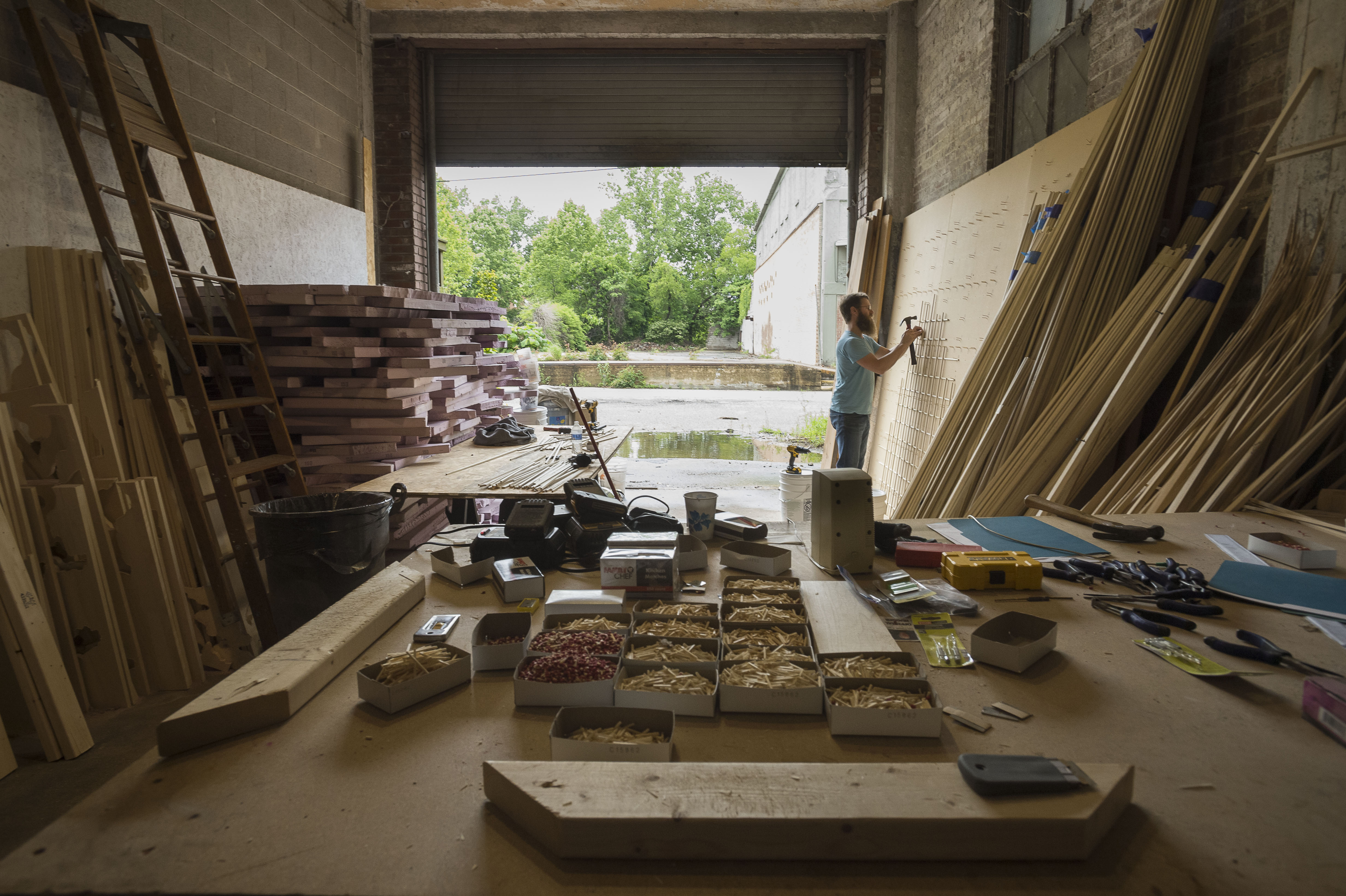 Ben Butler in studio