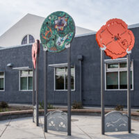 Image of Pole People Sculpture by Melissa Jennifer in Sunnyvale, CA