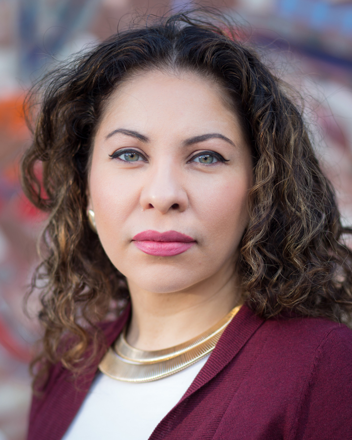 Photograph of artist Michelle Angela Ortiz