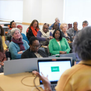 BH+A Edmonds/Quinn Archive Talk, January 2020. Photo by Leroy Hamilton