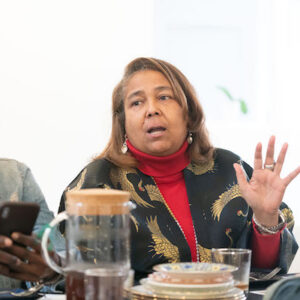 BH+A April Banks Community Tea, February 2020. Photo by Leroy Hamilton