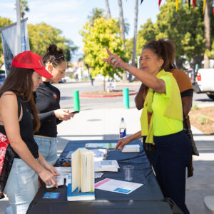 Dr. Alison Rose Jefferson with Greens Festival attendees, February 2020. Photo by Jason Abraham