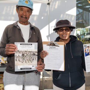 Quinn Research Center booth at Greens Festival, February 2020. Photo by Jason Abraham