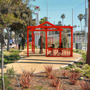 A pre-fabrication rendering of A Resurrection in Four Stanzas by April Banks