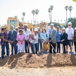 Groundbreaking at the Multipurpose Sports Field, August 2019. Photo by Jason Abraham