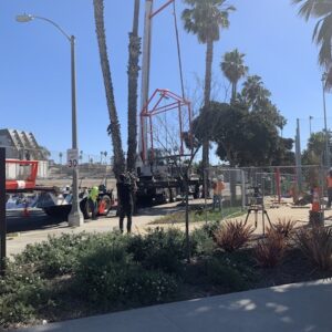 Installation Day 2. Photo by staff