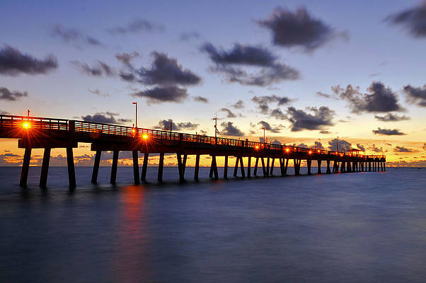 Image of pier over Dania Beach